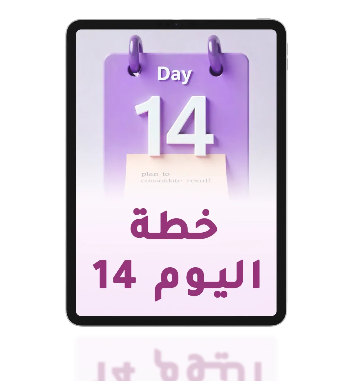 خطة اليوم 14 لتثبيت النتائج