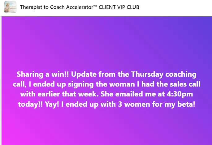 carly hill coaching testimonial