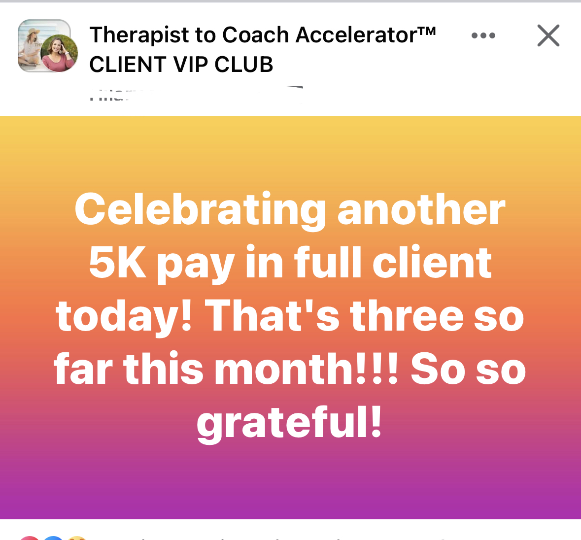 therapist to coach accelerator review