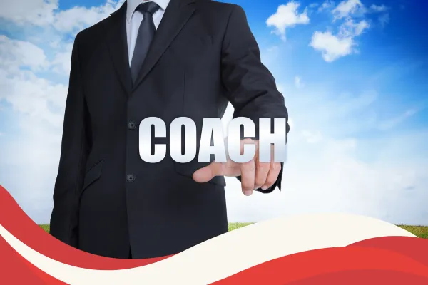 Transformation coaching session in a cozy office with a coach and client