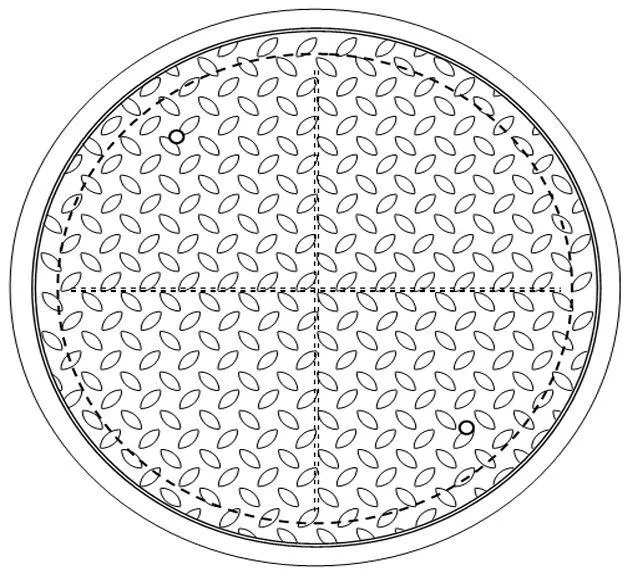 Technische Abbildung Runde Stahl Schachtabdeckung befahrbar bis 80t Bruchlast ohne Dichtung (F25|F40|F80 rund)