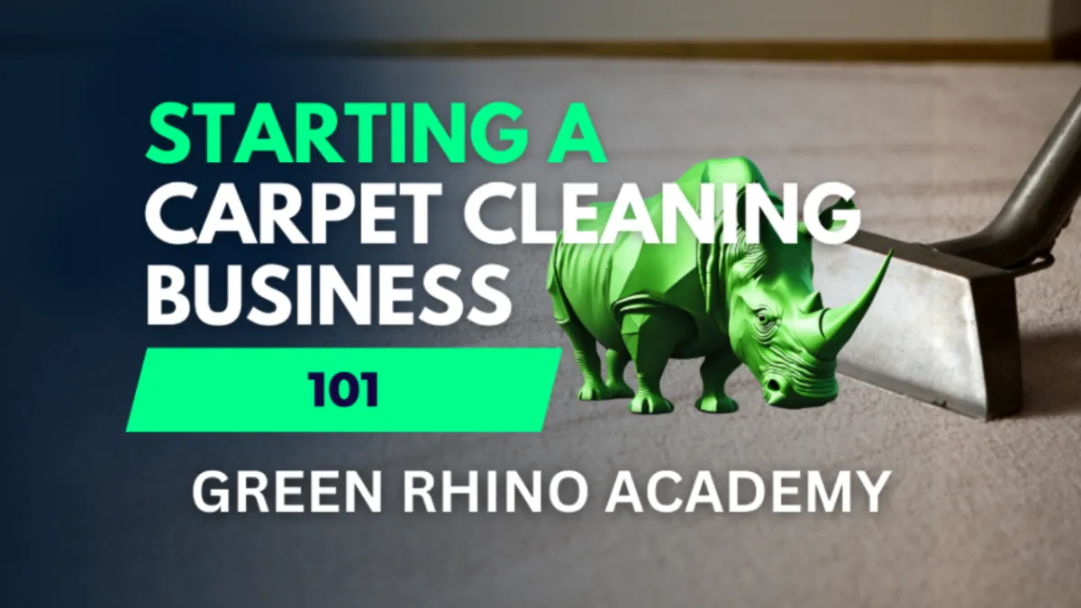Carpet Cleaning Training