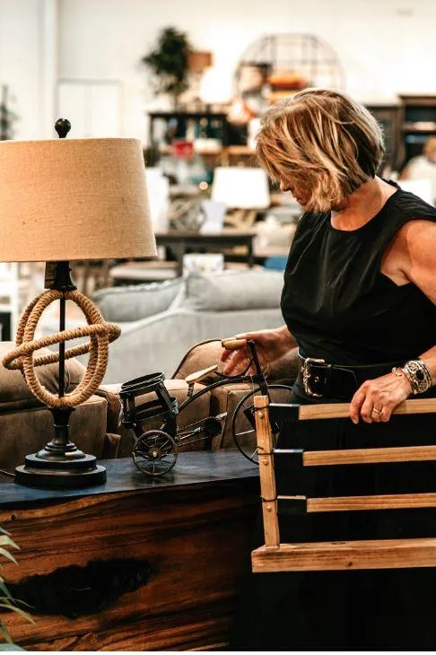 joanne lenart-weary styling a space using rustic,industrial, farmhouse accessories