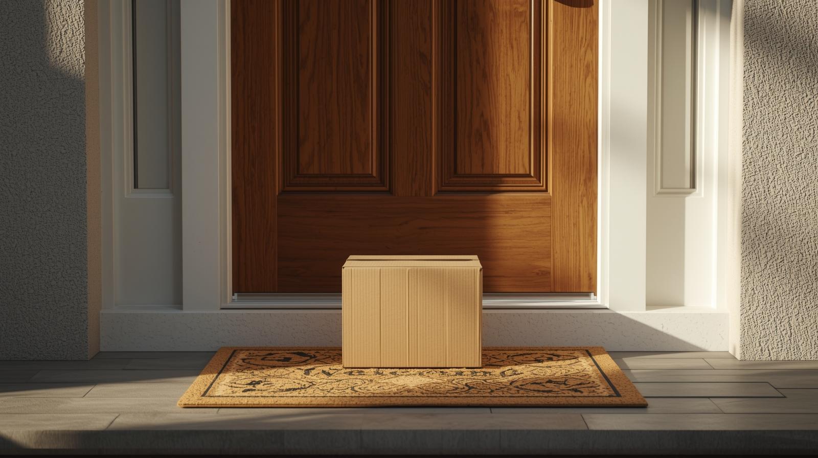 Box outside of a door