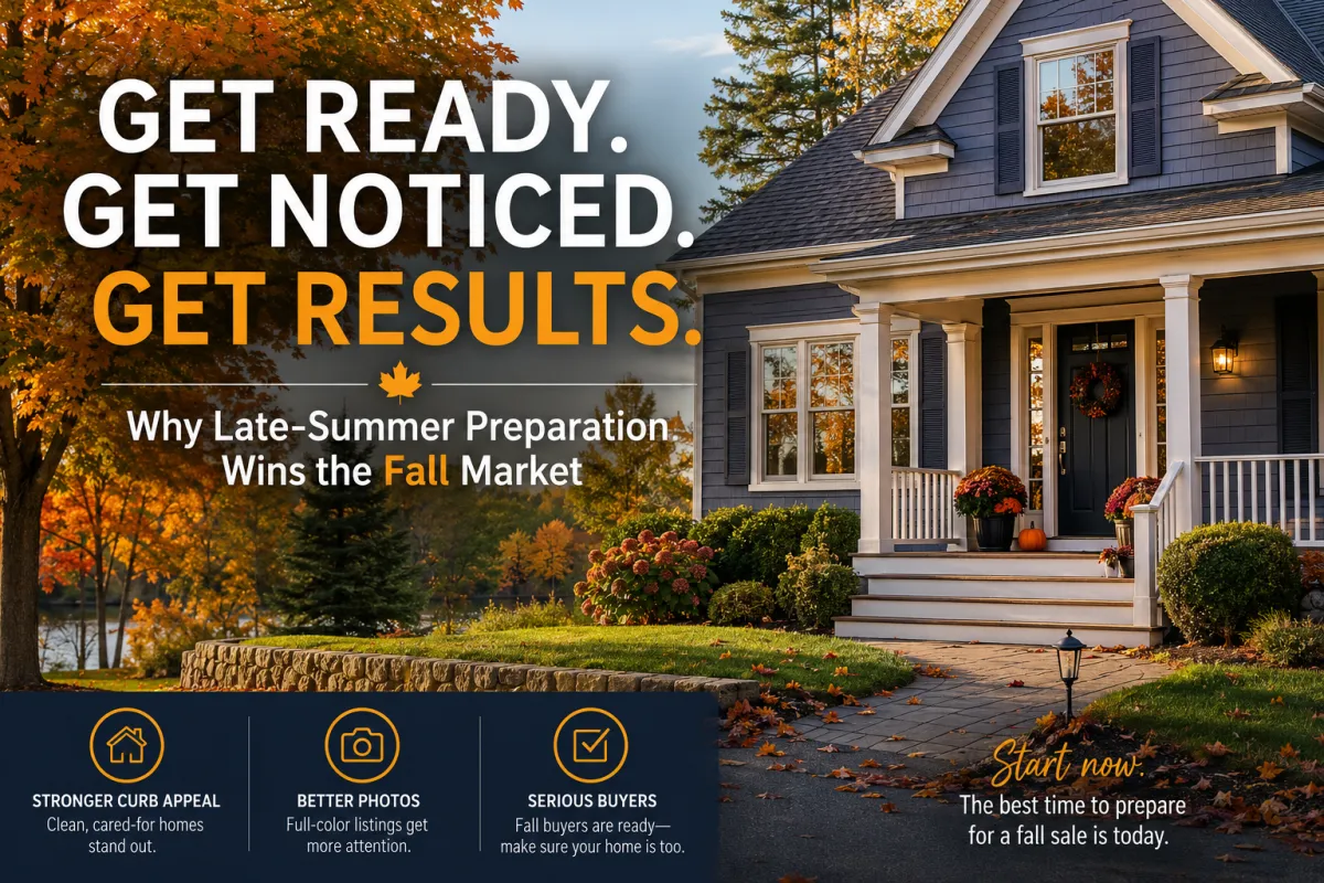 Why Late Summer Is the Smartest Time to Prep Your Bangor-Area Home for a Fall Sale
