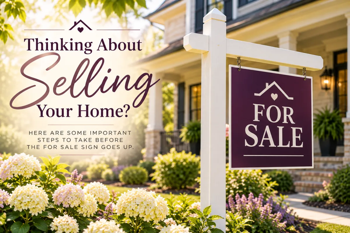 Thinking About Selling Your Home? What to Do Before the For Sale Sign Goes Up