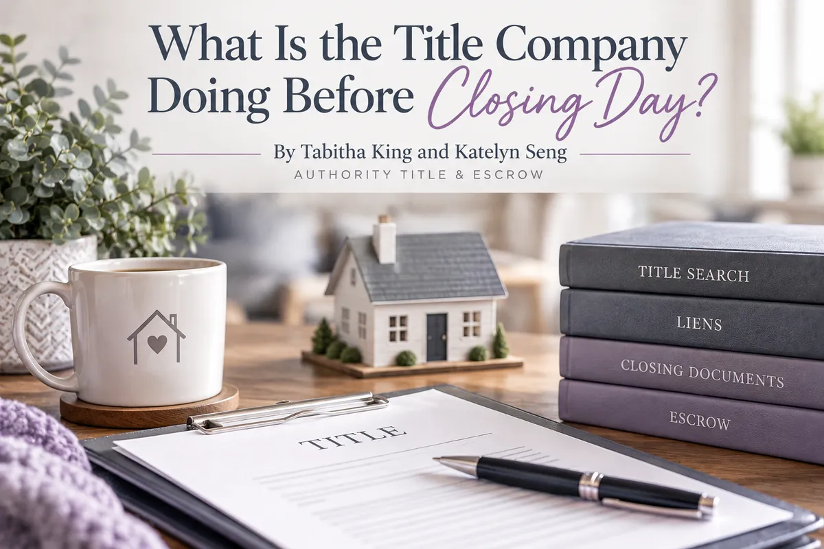 What Is the Title Company Doing Before Closing Day?