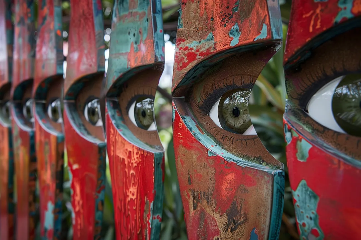Hand holding a tarot card over a spread.