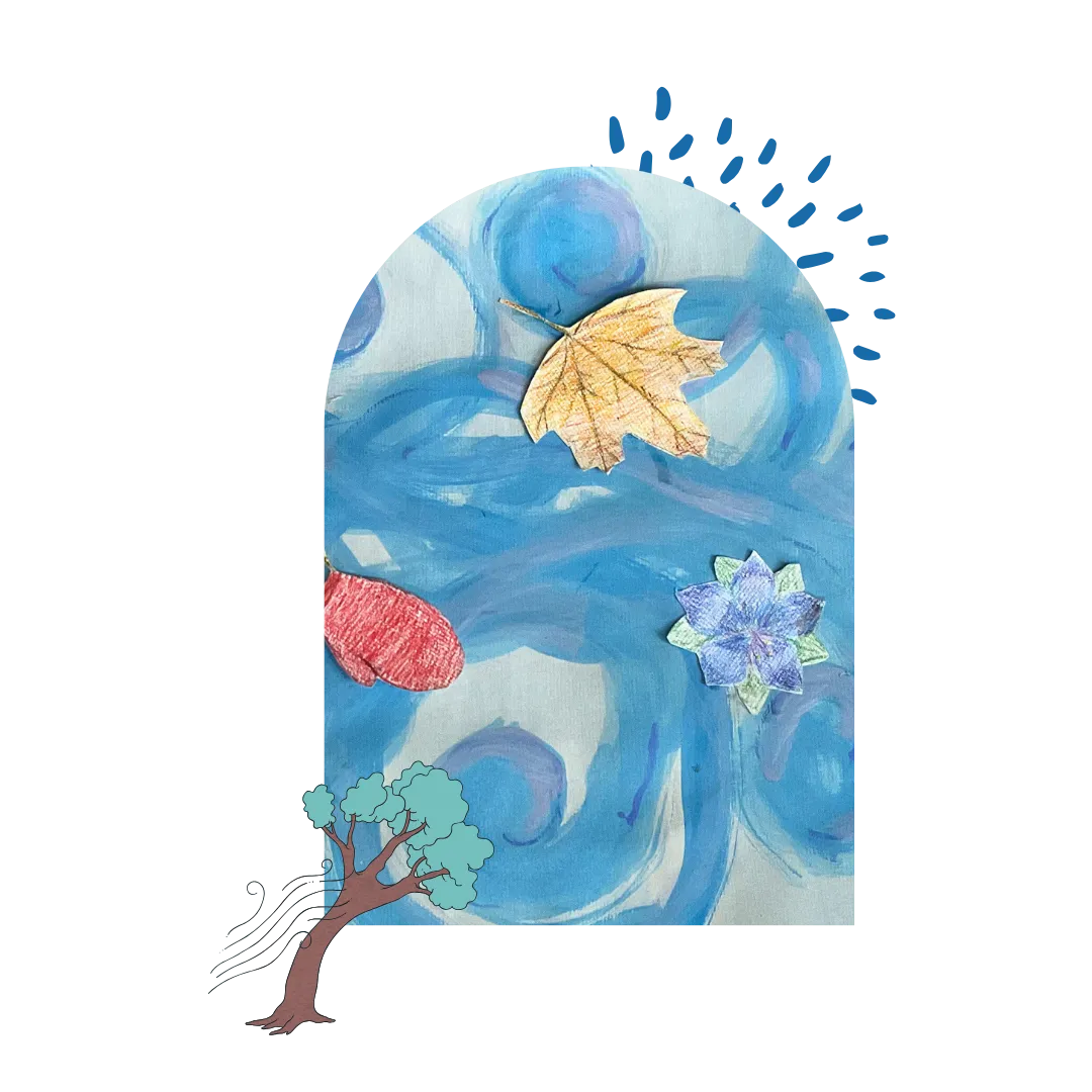 Måla vinden, en vindmålning inspirerad av Vincent Van Gogh