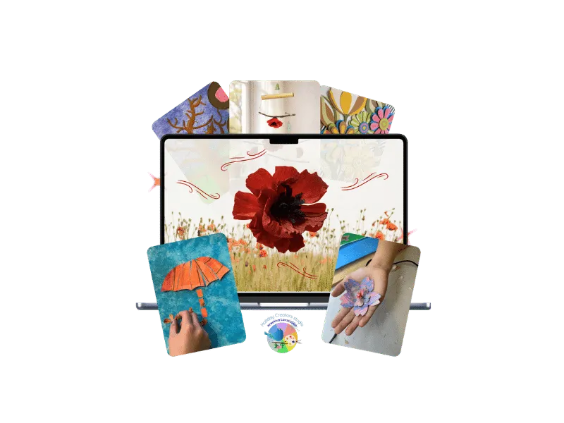 Vårens konstskola hos Kreativa lovstudion