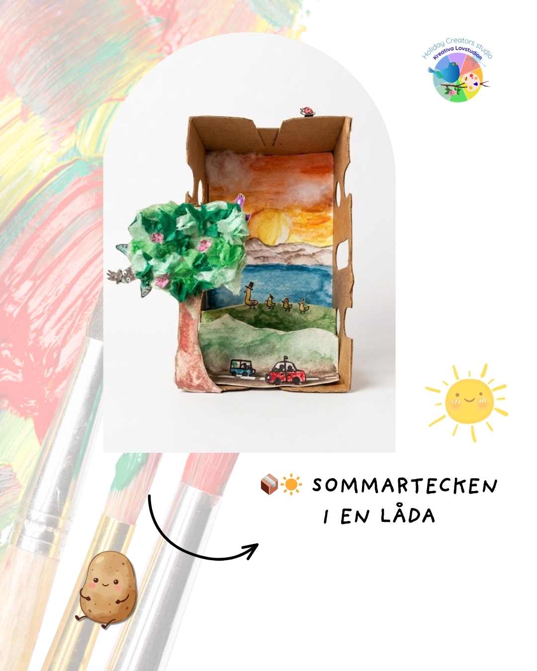Blommande magi, körsbärsträd med marmorerade blommor