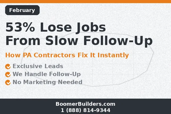 Why 53% of Contractors Lose Thousands by Not Following Up — And How PA Contractors Can Fix It Instantly