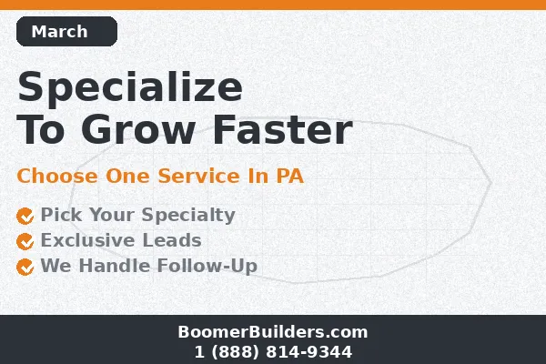 The Fastest Way to Grow a Contracting Business in Pennsylvania: Pick ONE Job Type and Dominate It