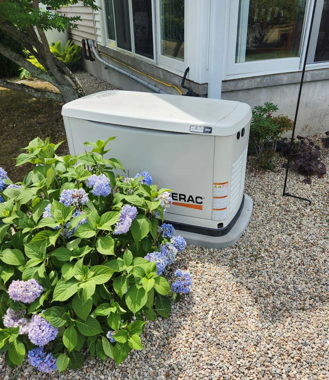 generator installation for property in tolland county, ct