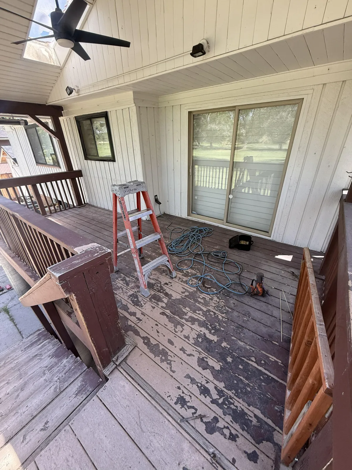 Hardwood flooring installation