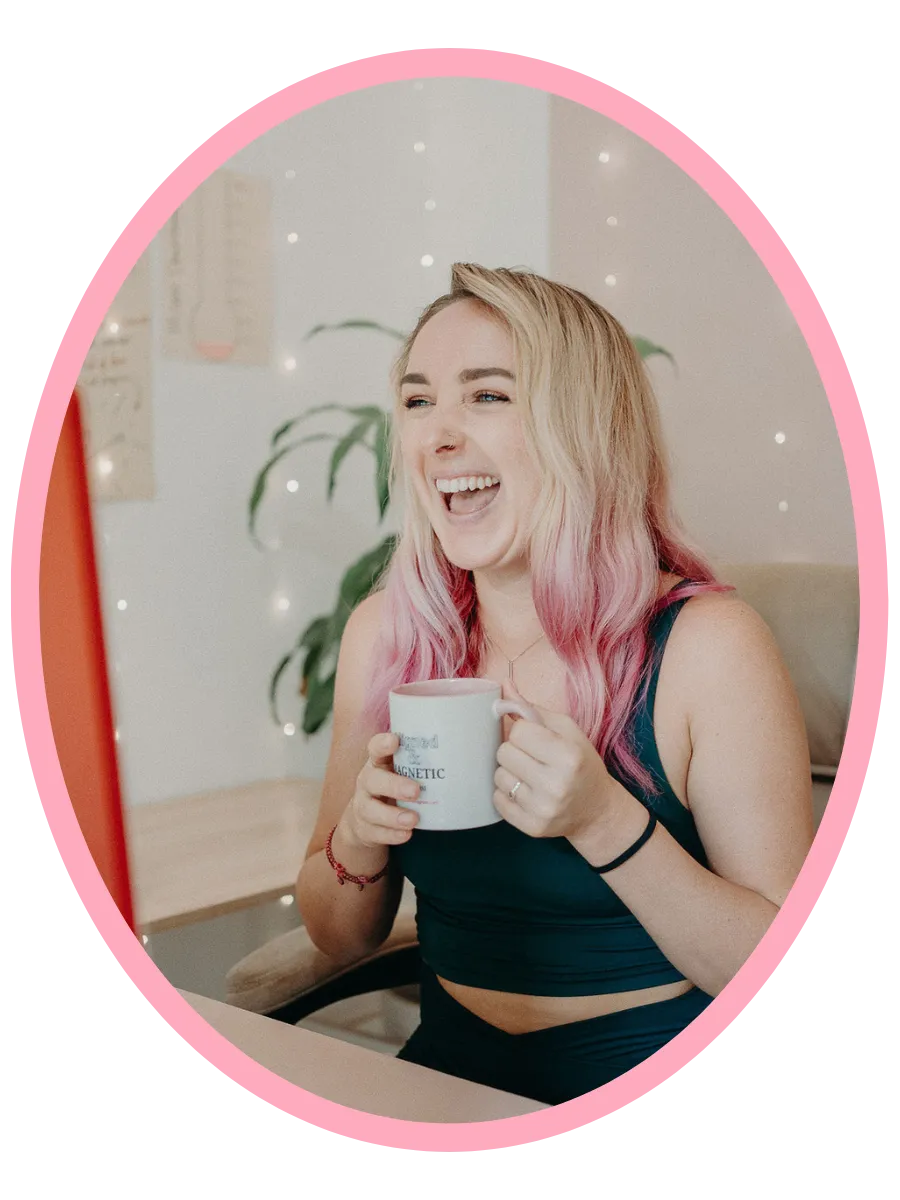 Female entrepreneur laptop workspace automation setup — GoHighLevel funnel support by GlowUp Funnels agency.”