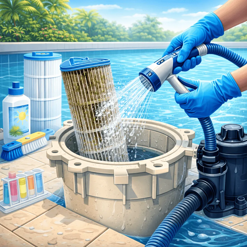 Filter Cleaning / Inspection in Pompano