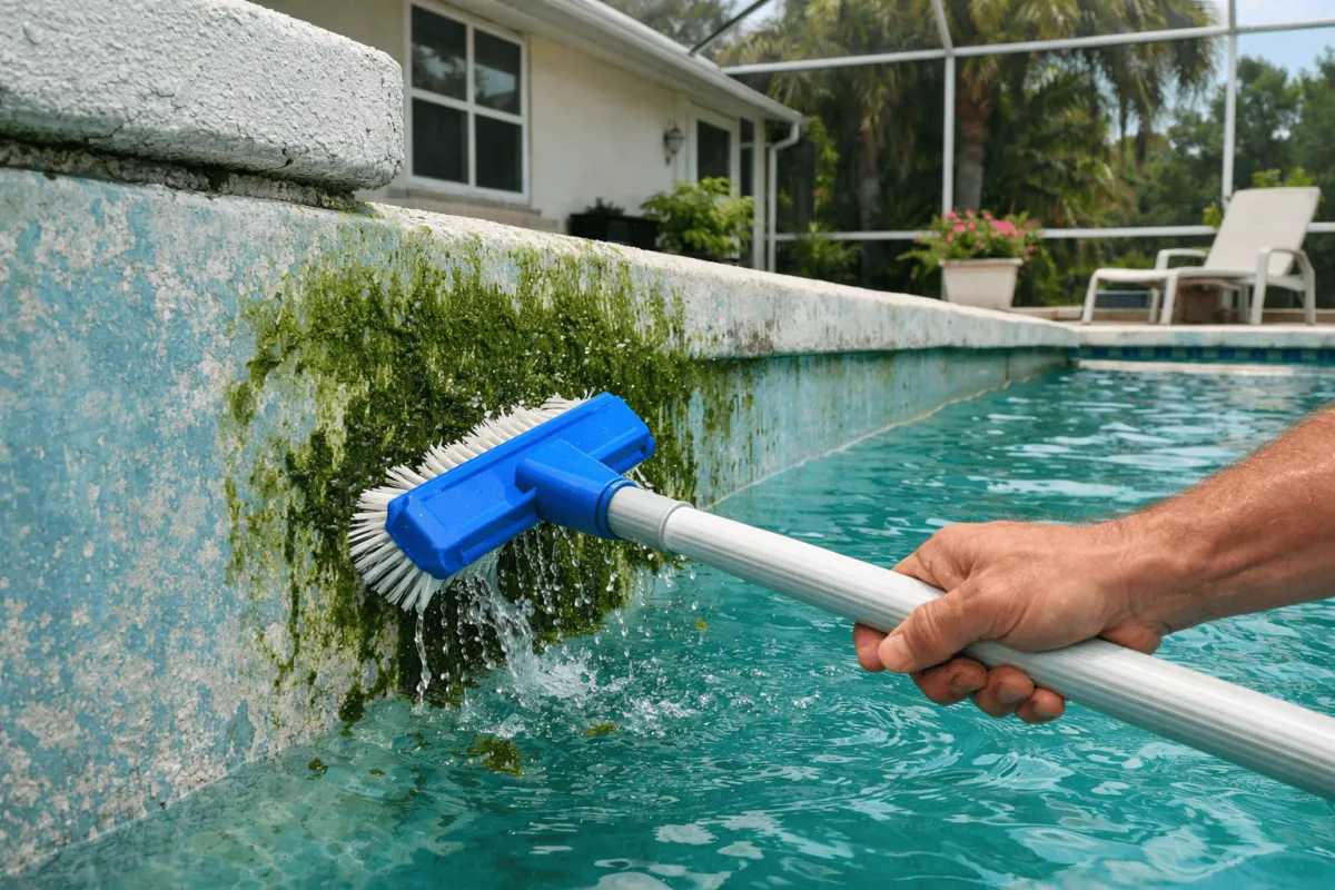 Fort Lauderdale Pool Surface Brushing