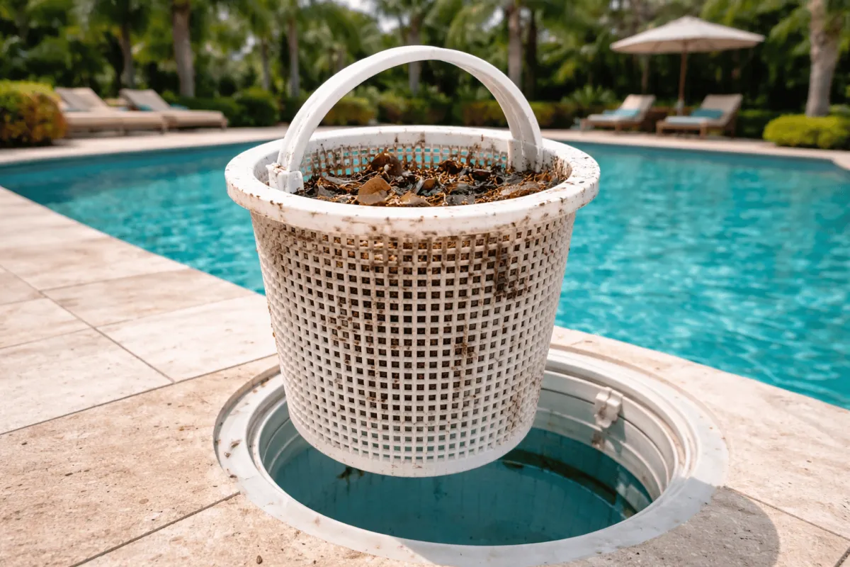 Fort Lauderdale Skimmer Basket Cleaning