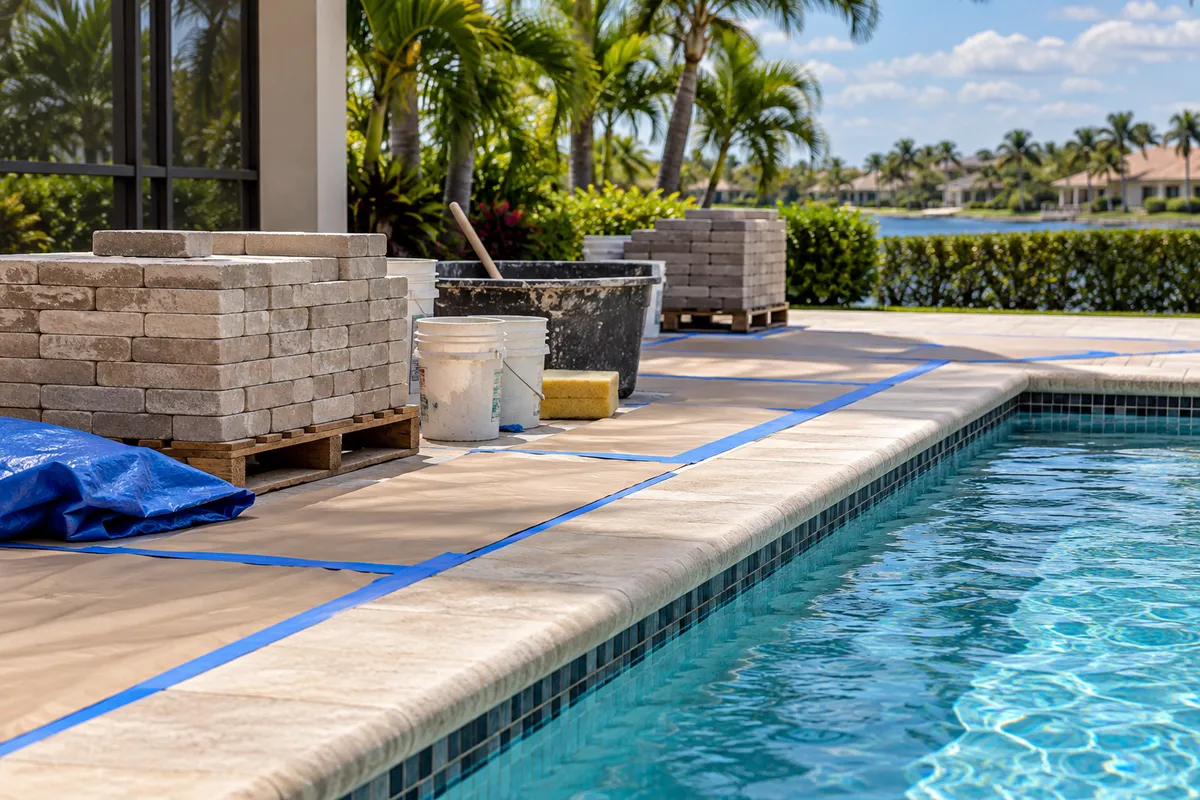 Pool Renovation and Paver Sealing: Get the Sequence Right — illustrative paver-care scene