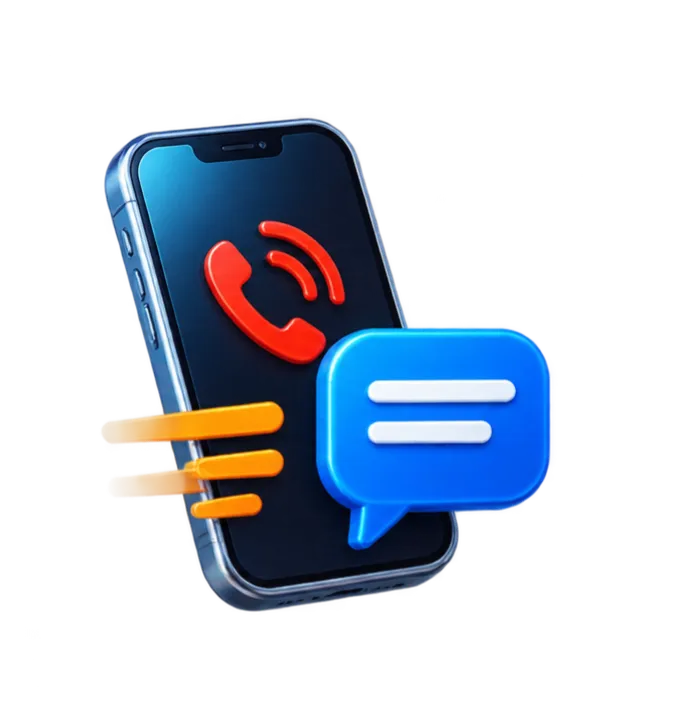 Automated missed-call text-back and customer messaging