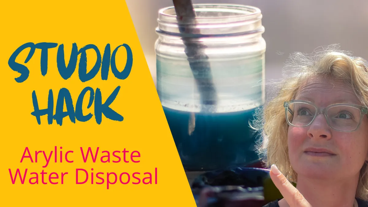 How I Dispose of Acrylic Paint Water in My Studio