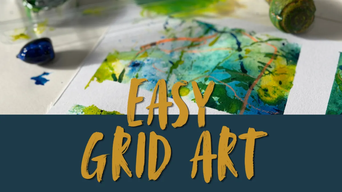 Easy Grid Art: Make Abstract Art by Chance (No Skills Needed)