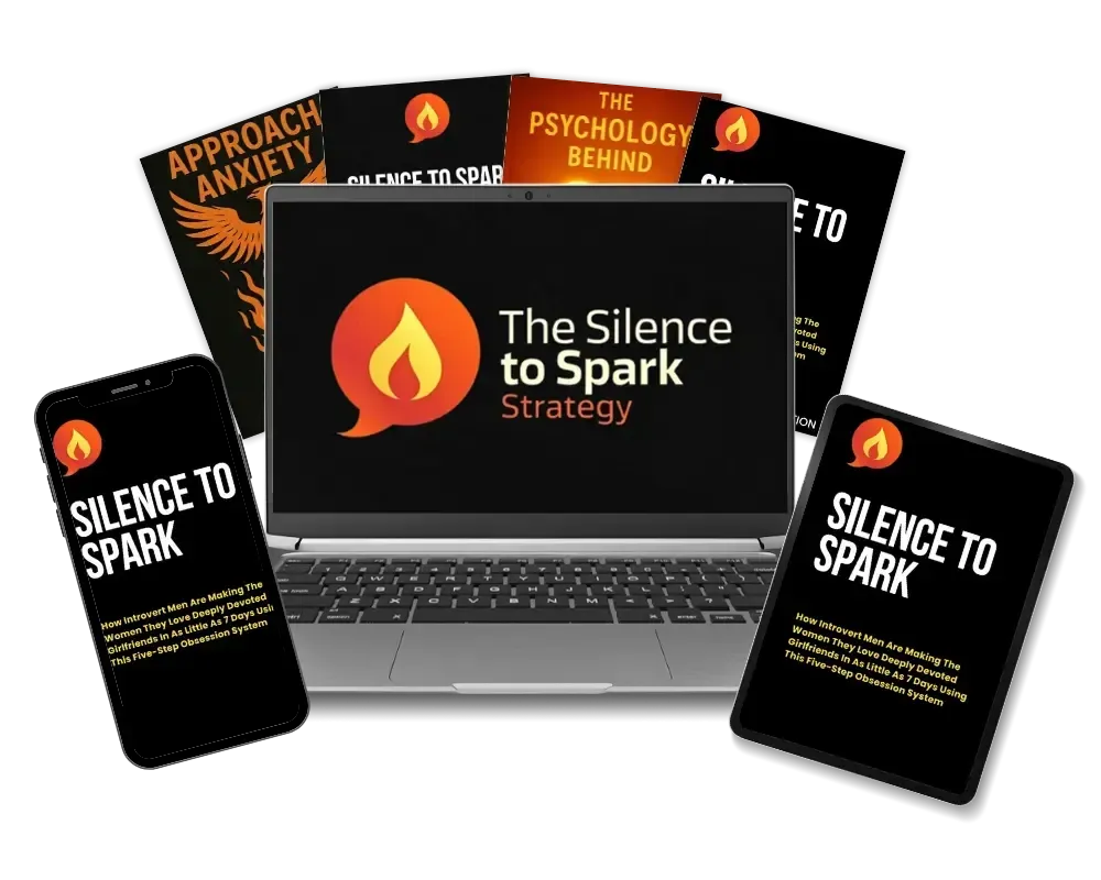 Image of a laptop, tablet, and phones showing the Silence to SPARK Strategy