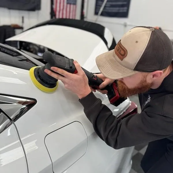 Paint correction to remove defects like scratches and swirls