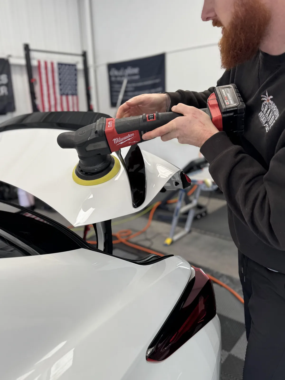 Final inspection with alcohol before ceramic application