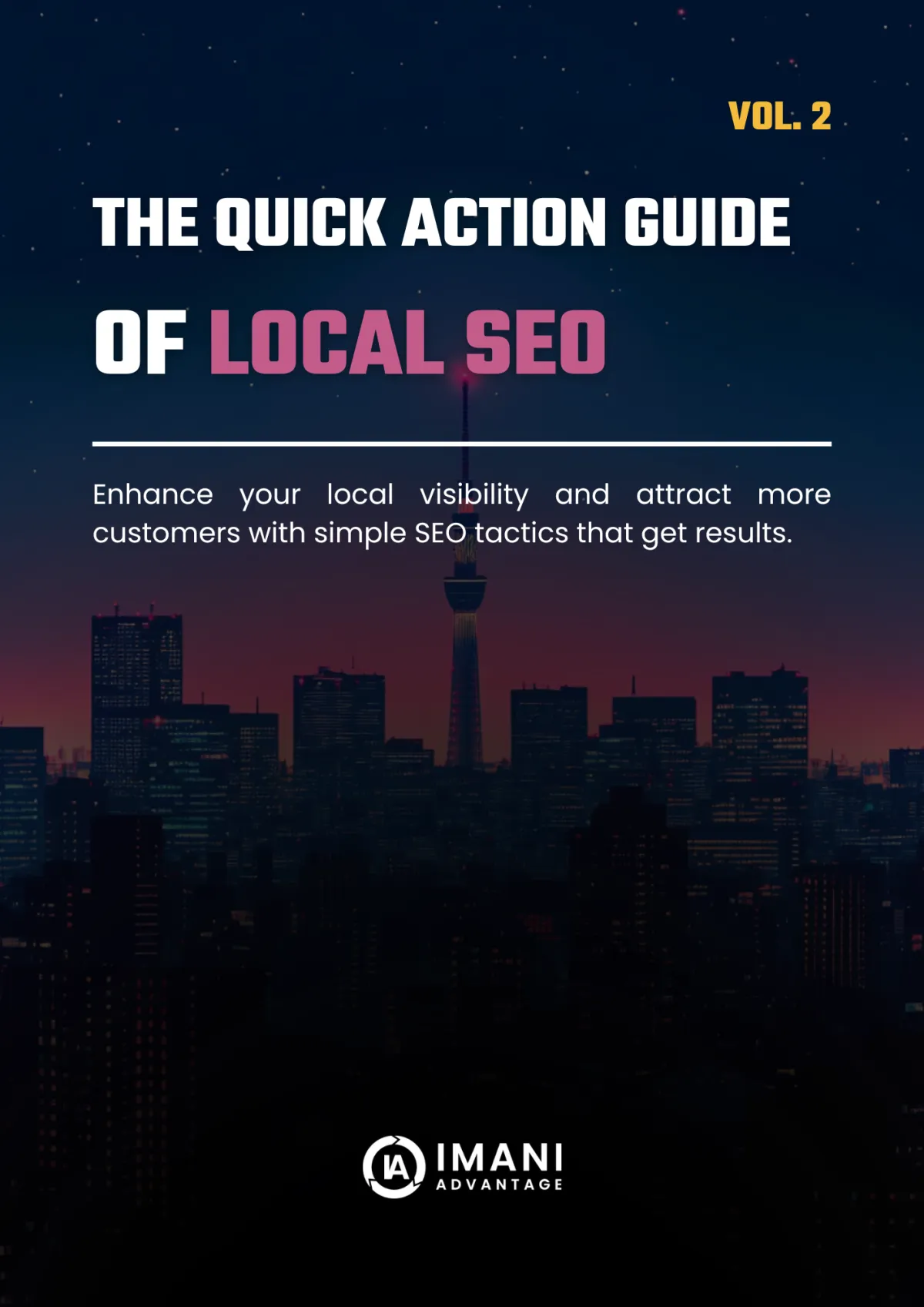 Local SEO workbook and guide by Imani Advantage