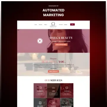 Omega Beauty Website by Automated Marketing