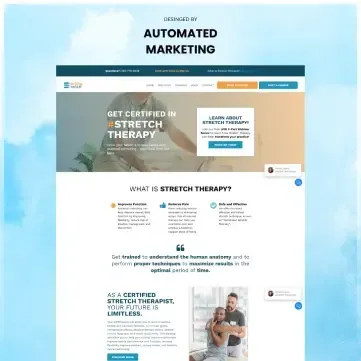 Sterling Stretch Website by Automated Marketing