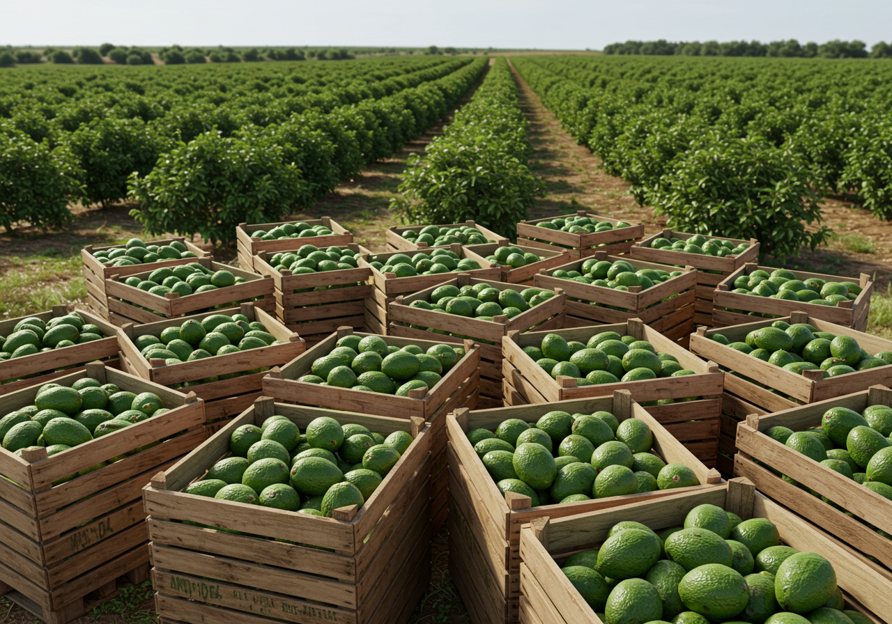 مزرعة افوكادو في عكار