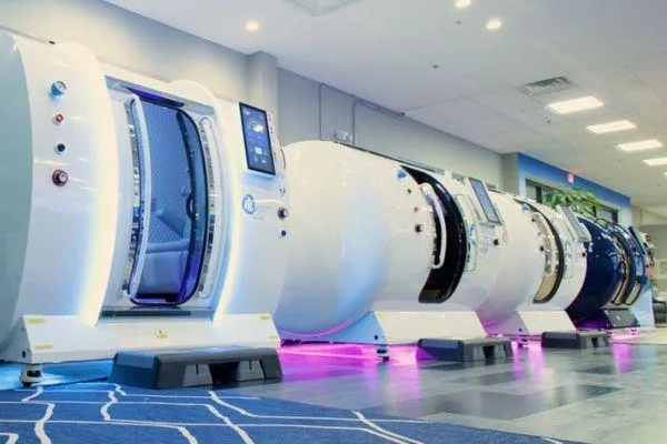 Several Multiplace hyperbaric oxygen chambers