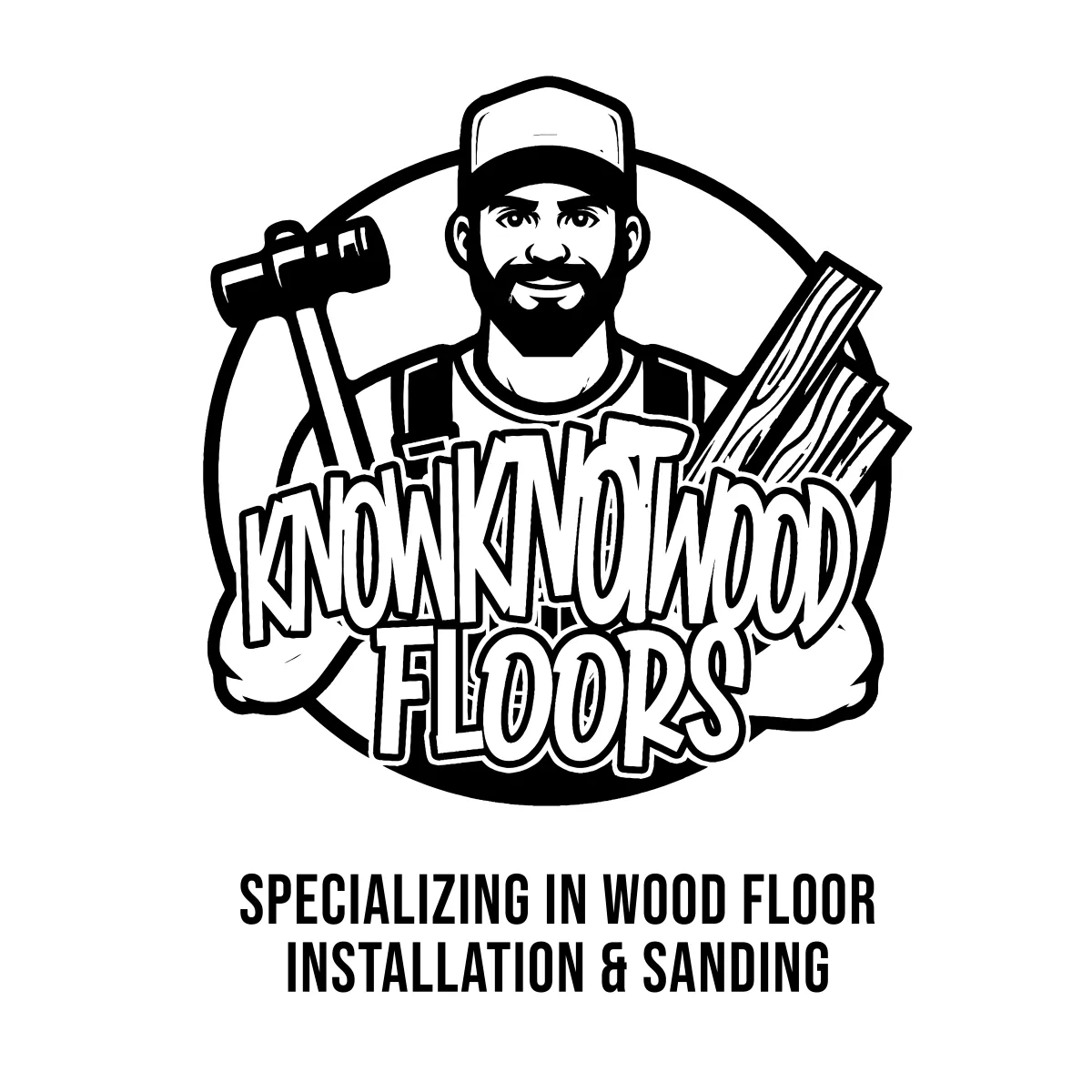 Know knot wood floors Logo