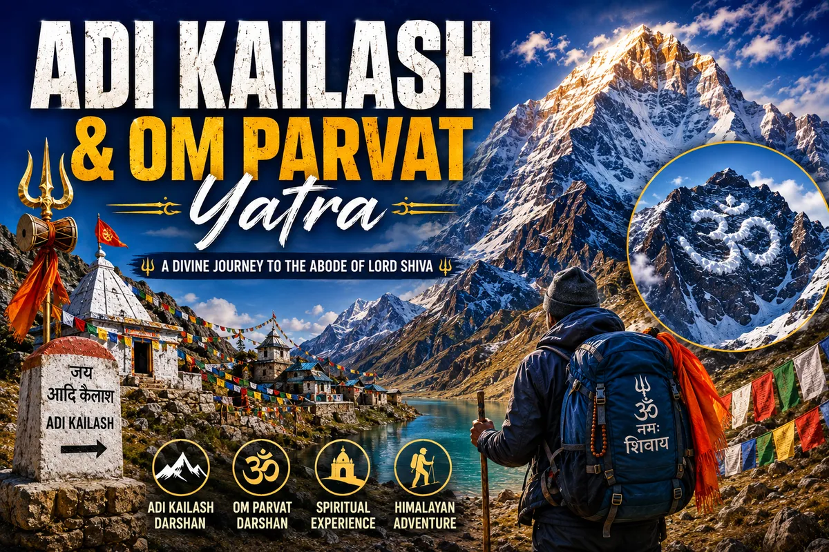 Adi Kailash and Om Parvat in Uttarakhand