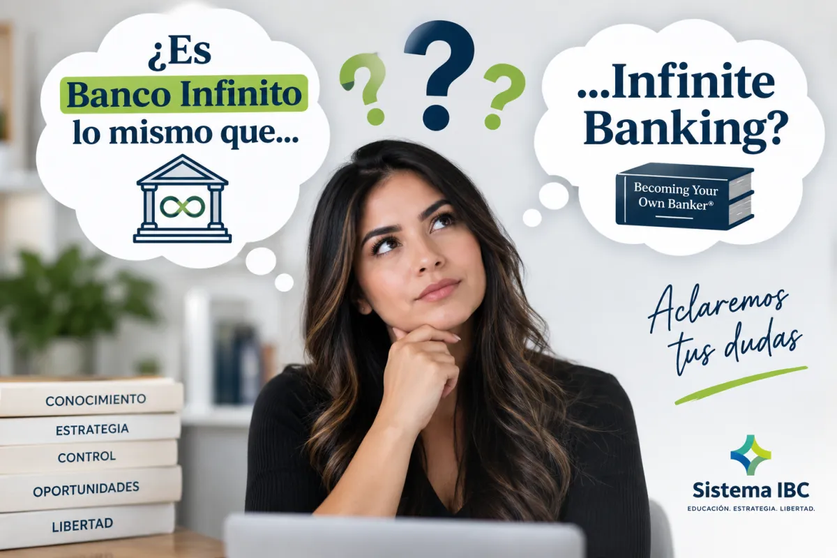 ¿Es Banco Infinito lo mismo que Infinite Banking? Explicación en español del Infinite Banking Concept de Nelson Nash por Sistema IBC.