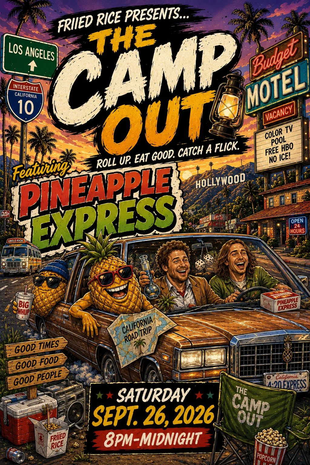 Pineapple Express Movie Screening Poster