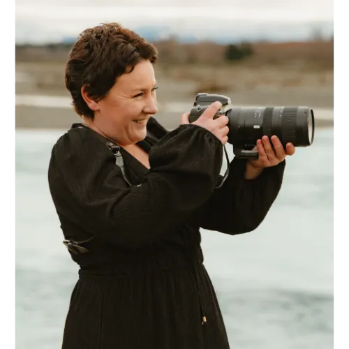 portrait of a wedding photographer