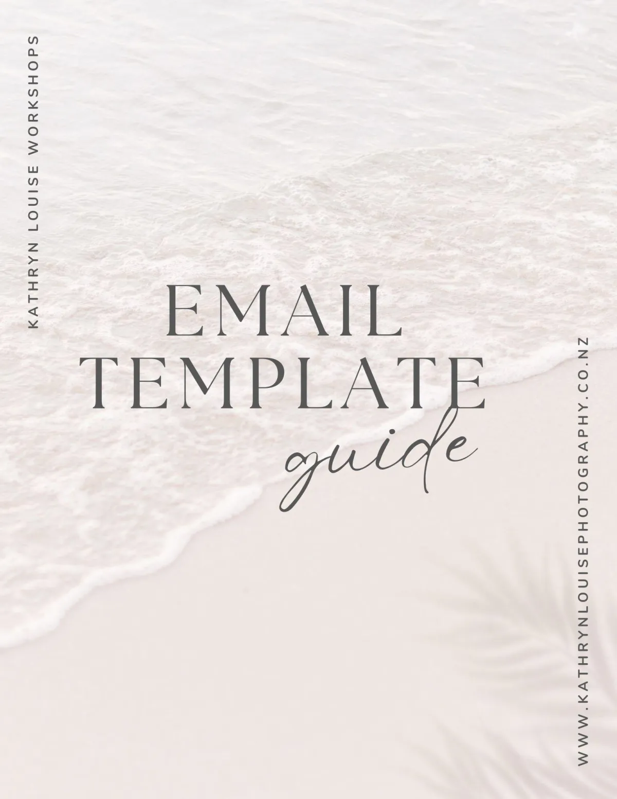 email template guide for photographers