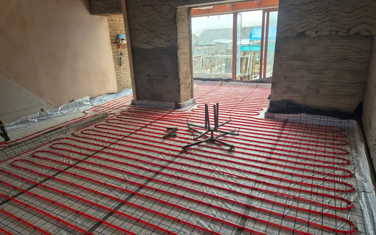 under floor heating