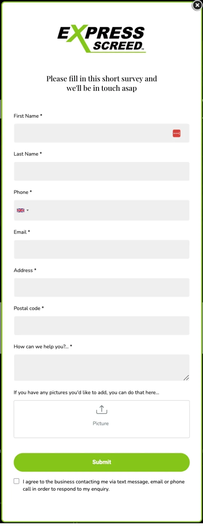 Enquiry Form