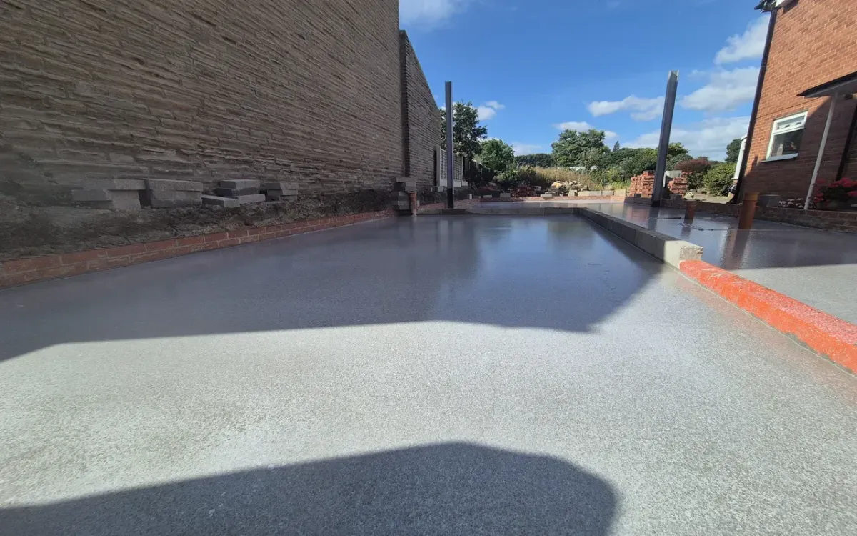 Screeding, process, concrete
