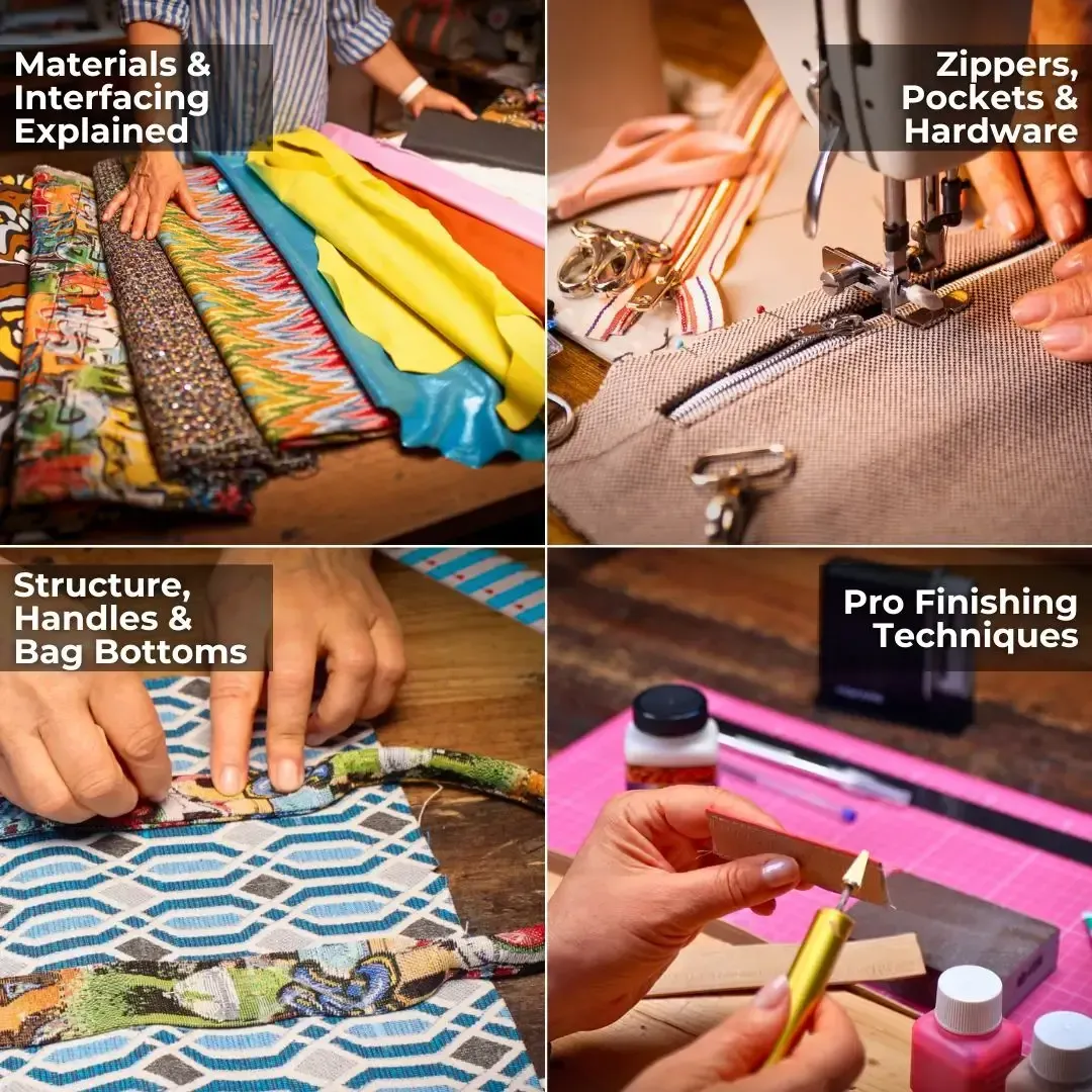 'Bag Sewing Fundamentals' Course