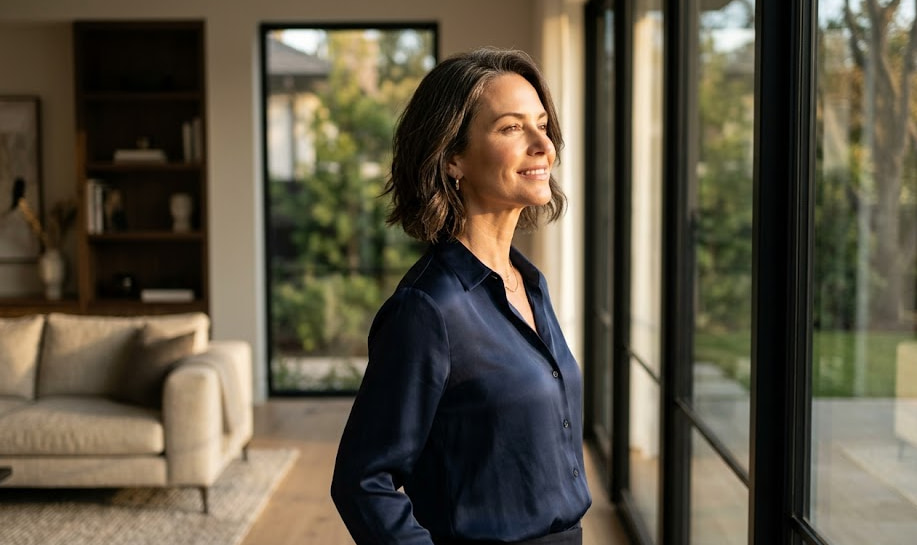 XERF RF skin tightening benefits showing firmer lifted skin and improved facial contours in natural light.