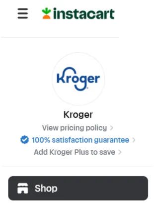 Order 2 Eat Peoria: Get Your Kroger Groceries Delivered Fast and Conveniently with Instacart