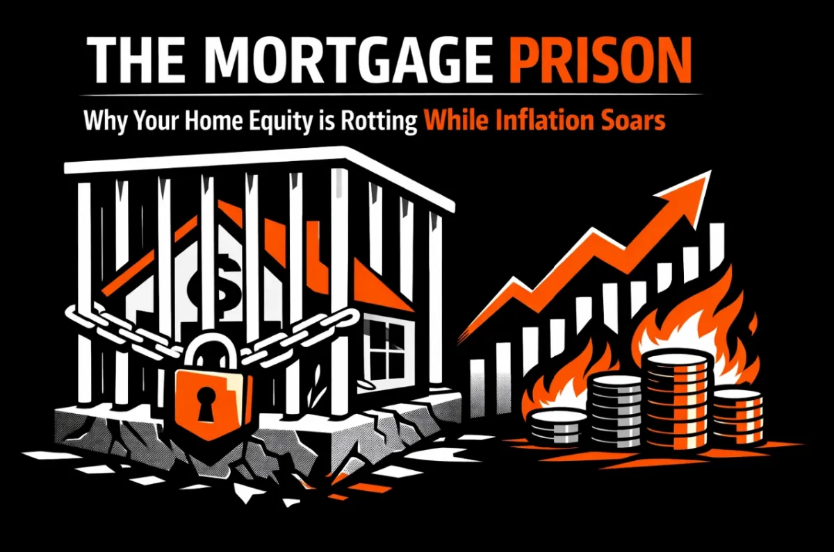 The Mortgage Prison: Why Your Home Equity is Rotting While Inflation Soars