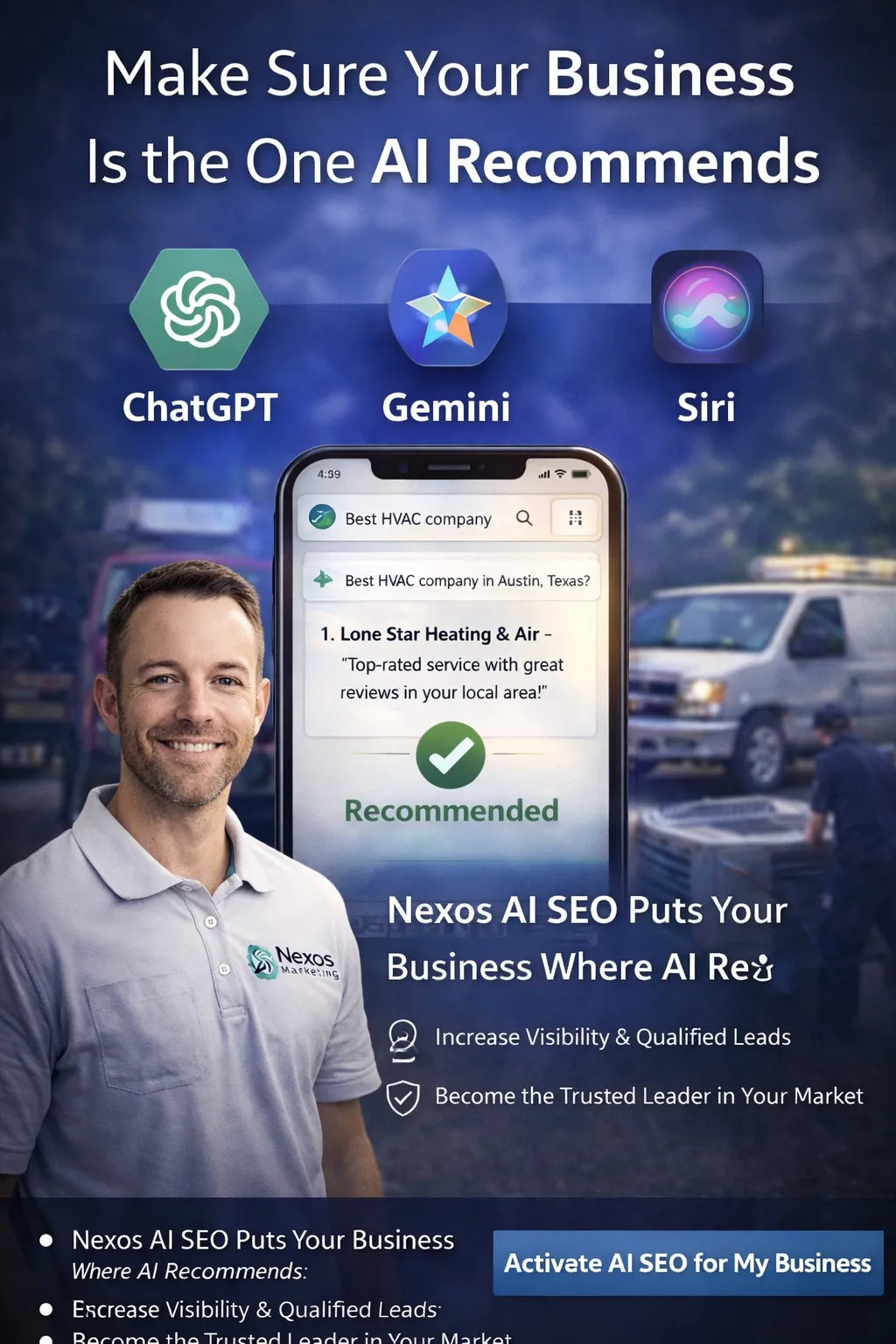 Nexos AI SEO Helping HVAC Businesses Become Recommended Authorities in AI Search