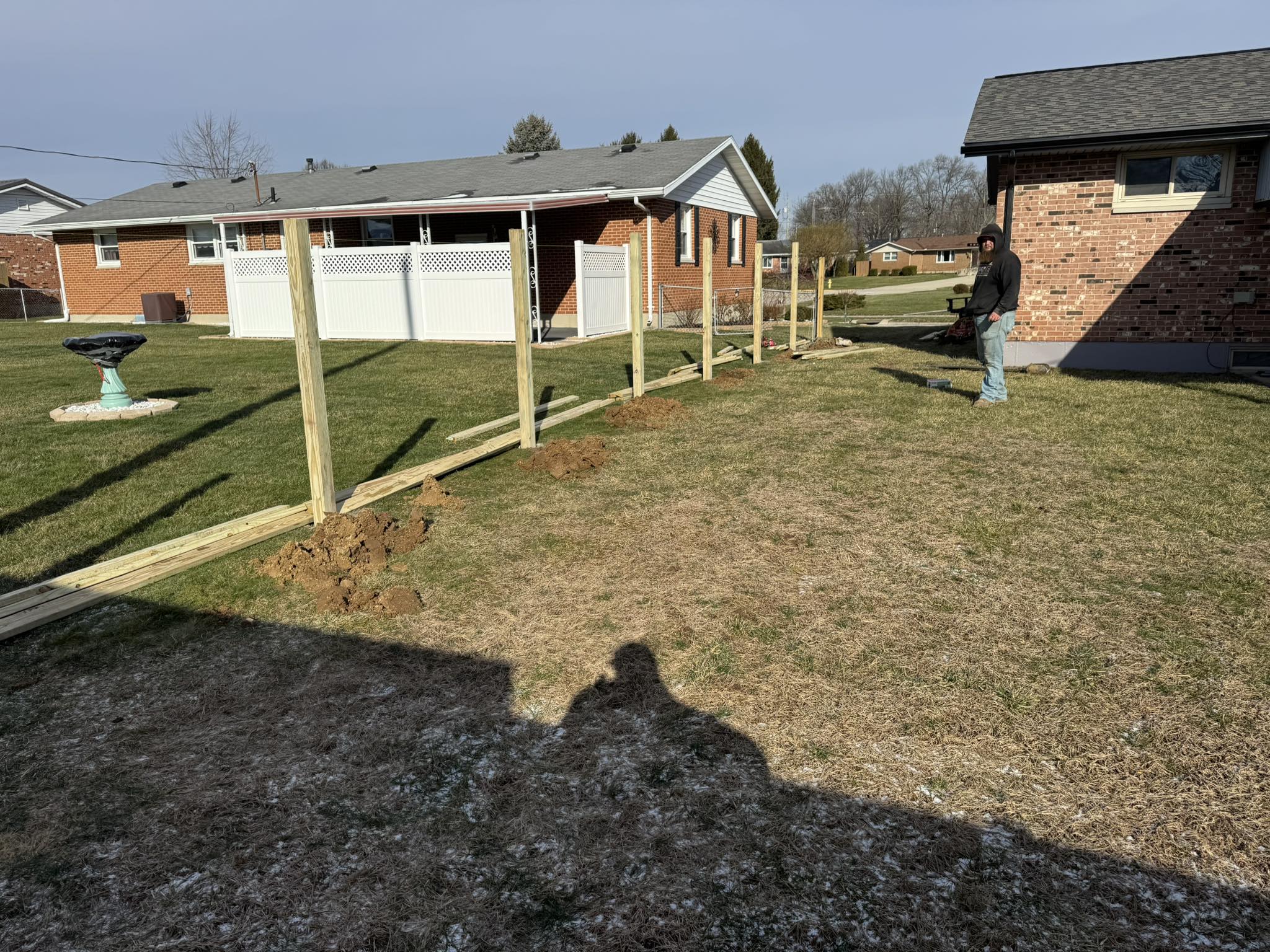 custom wood fence gate installation urbana ohio